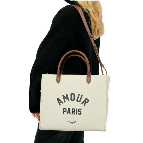 Tote Zadig & Voltaire Shopper Wing Canvas